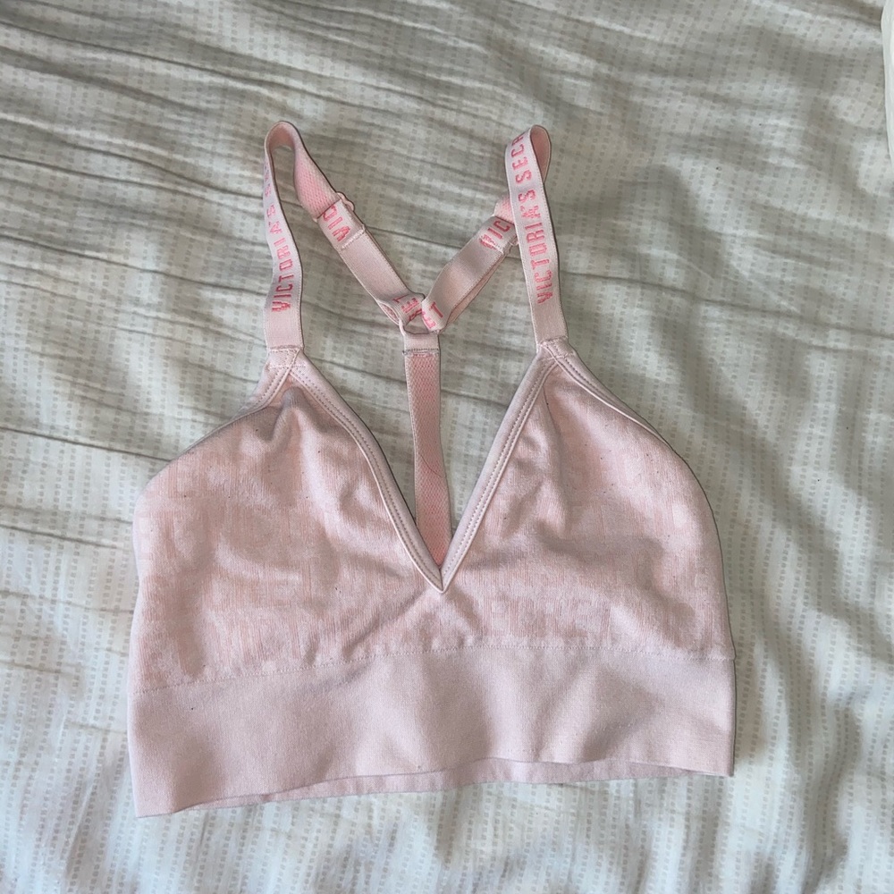 Victoria’s Secret baby pink sports bra